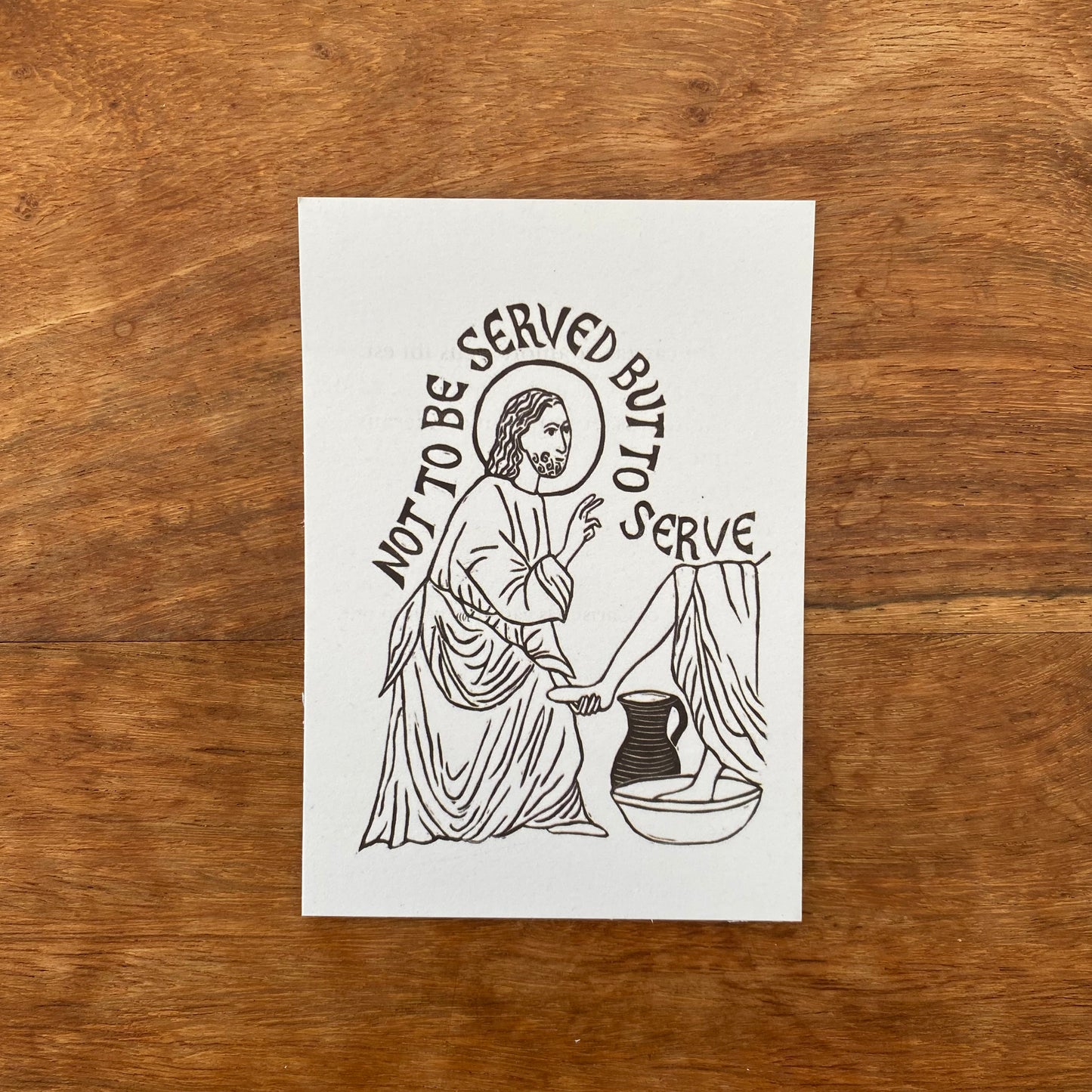 Ubi Caritas Prayer Card A7