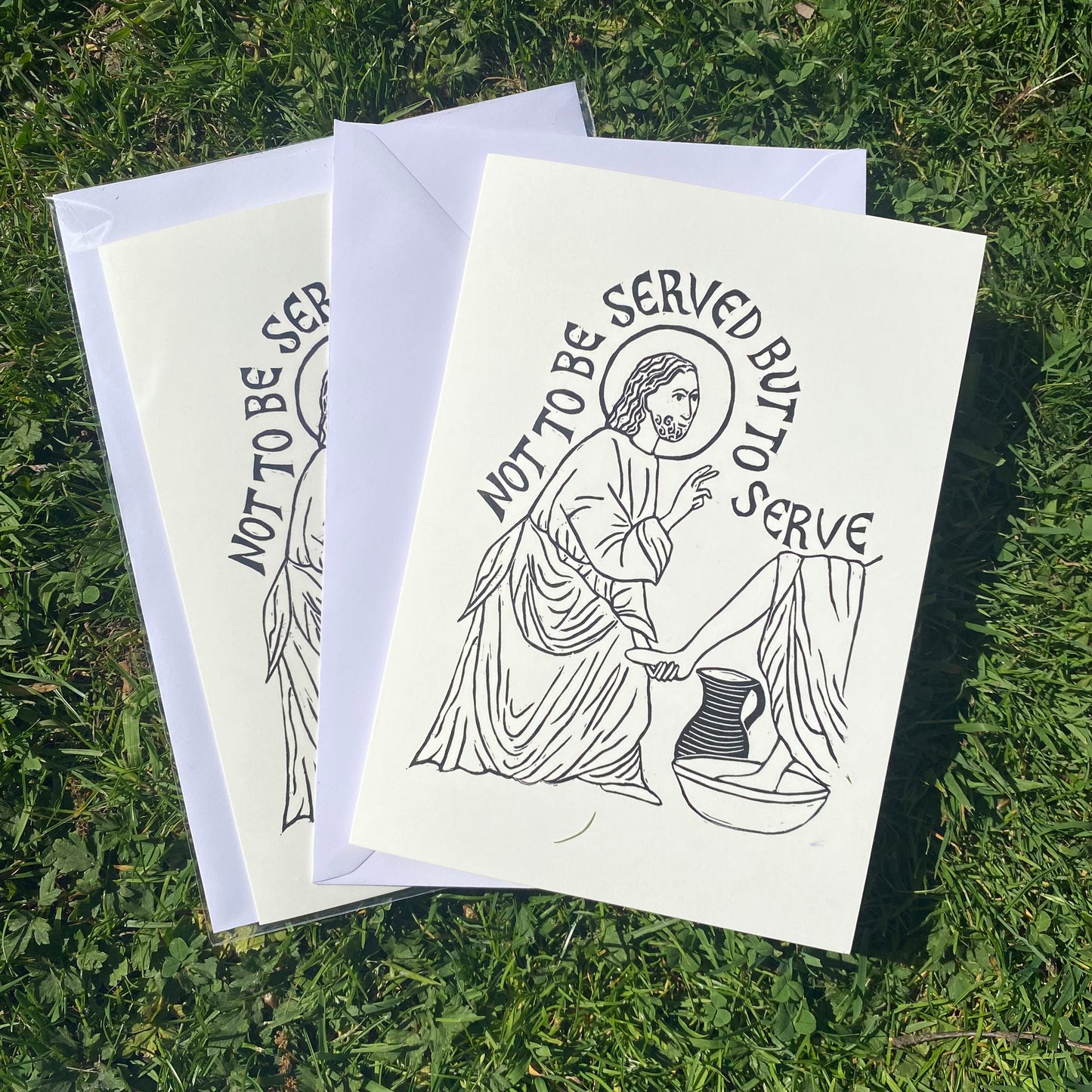 Ubi Caritas Greeting Card and Keepsake Print A5