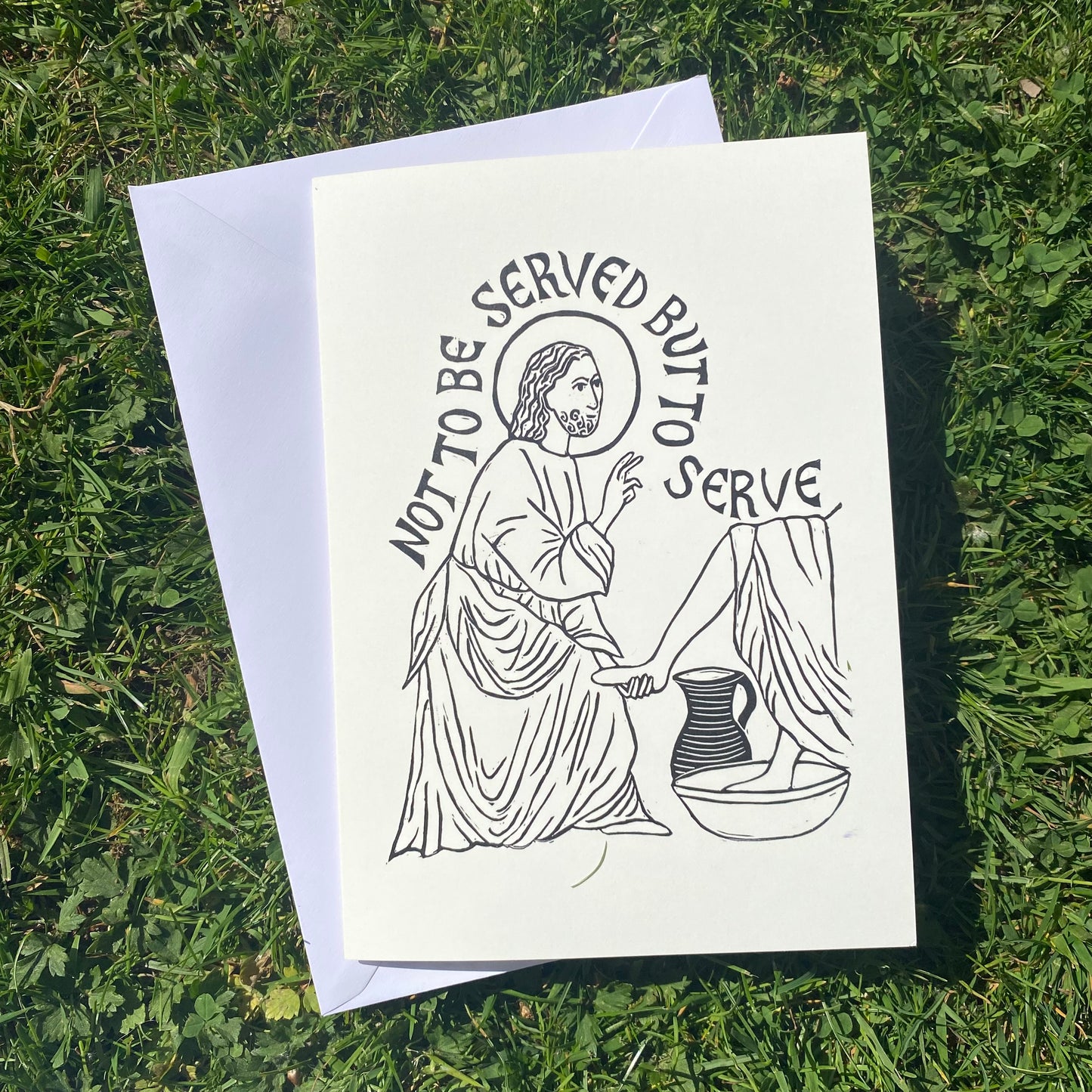 Ubi Caritas Greeting Card and Keepsake Print A5