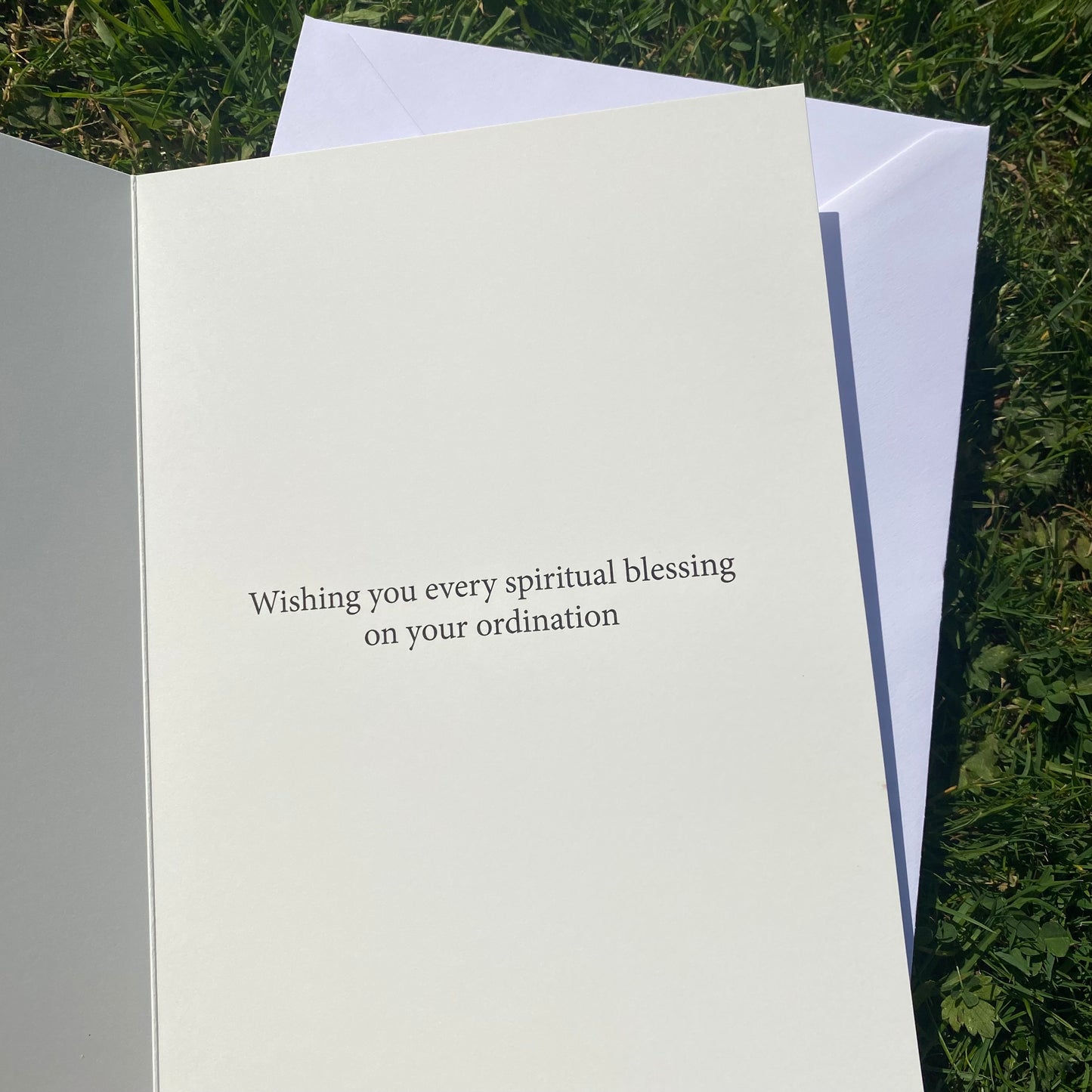 The Good Shepherd Ordination Card and Keepsake Print A5