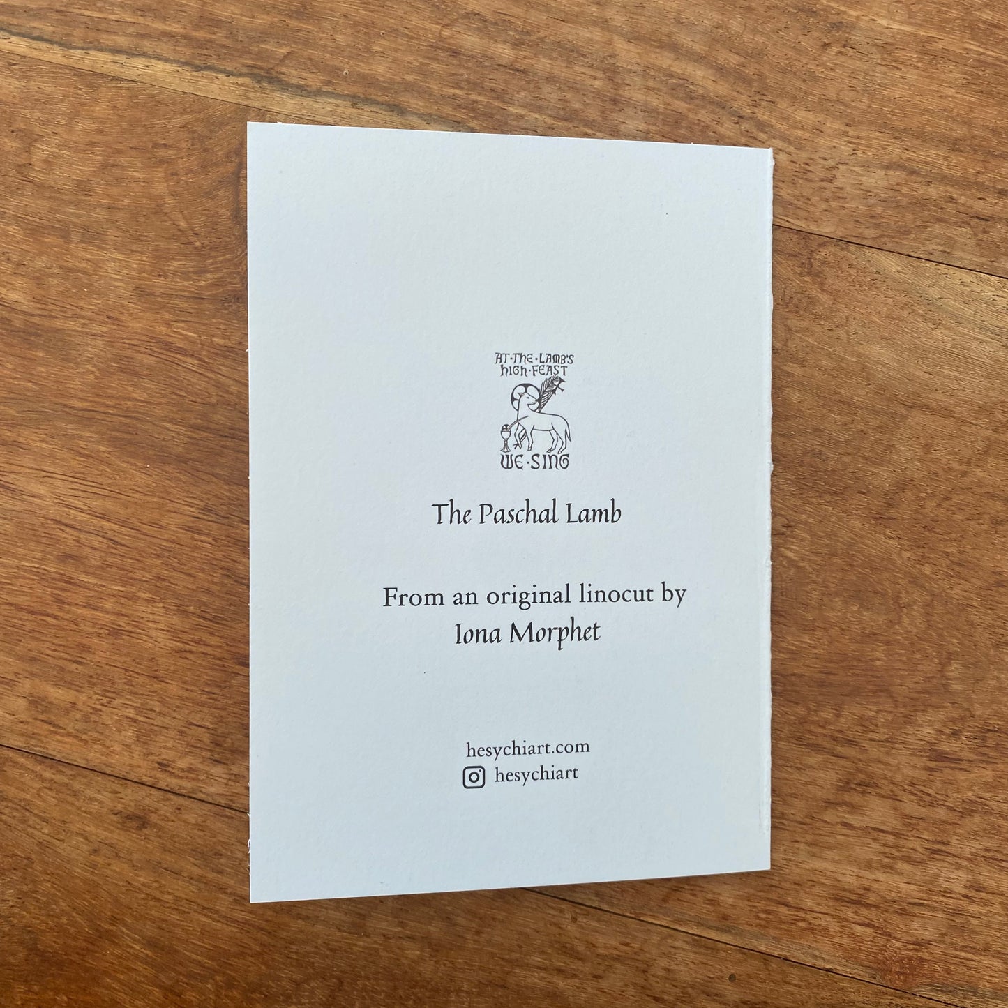 'The Paschal Lamb' Easter Cards