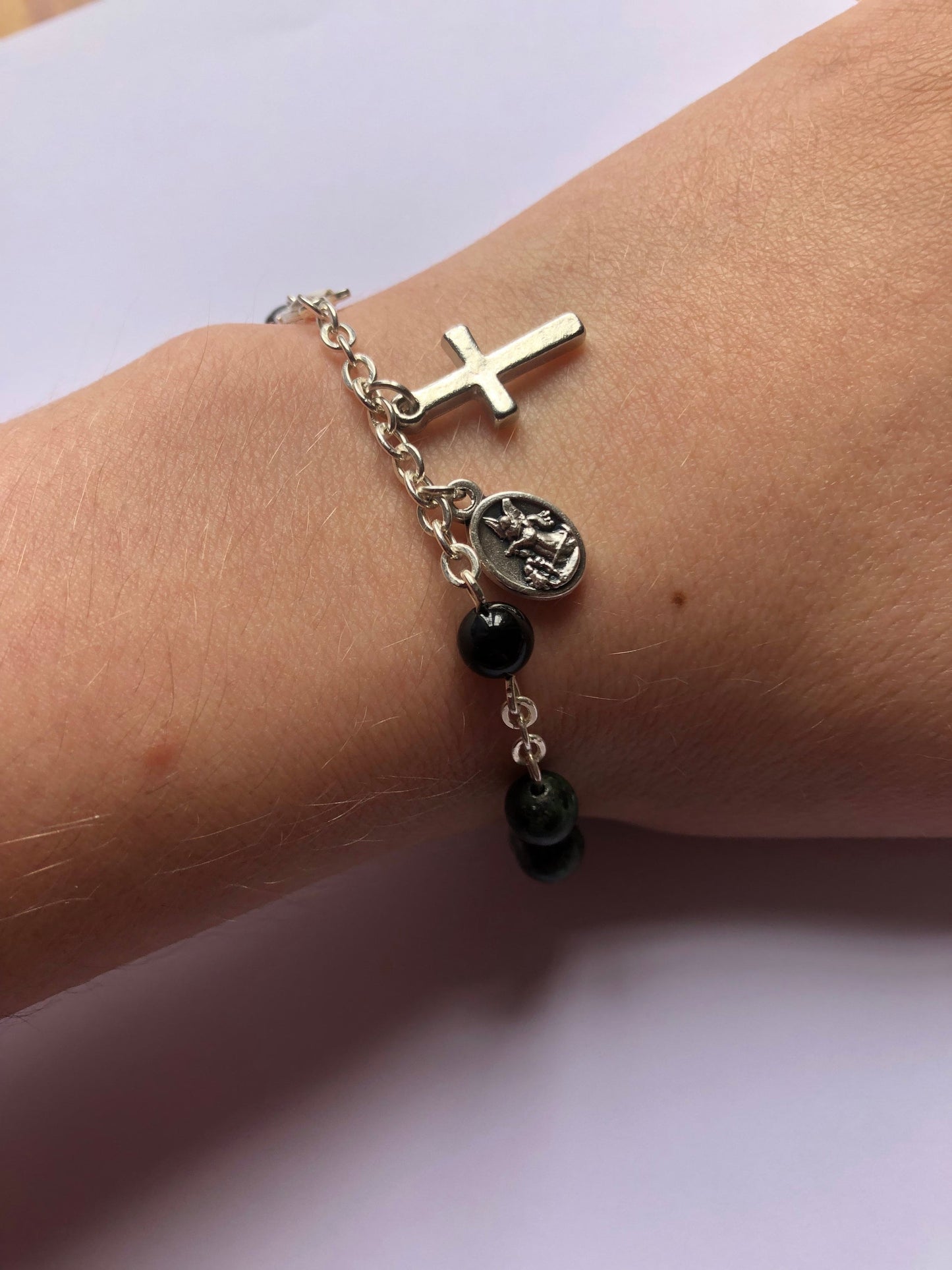 St Michael Archangel Rosary Bracelet